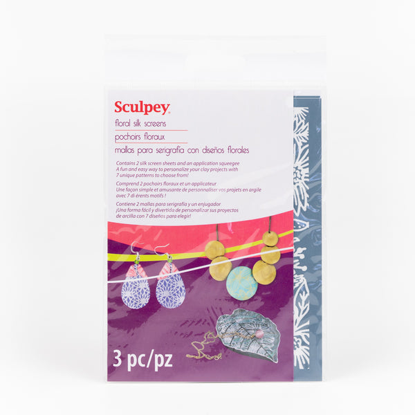 Sculpey Silk Screen Kit With Stencils | 2Wards Polymer Clay