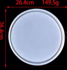 Round Storage Tray Silicone Mould