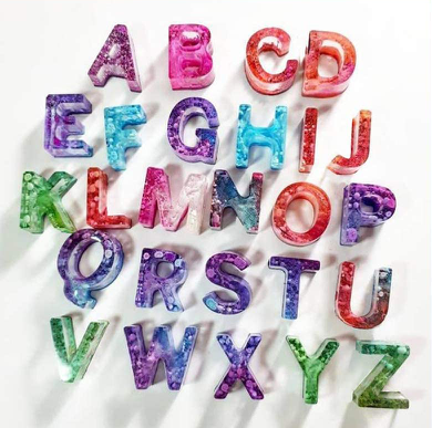 Alphabet Key Charm Mould