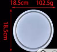 Round Storage Tray Silicone Mould