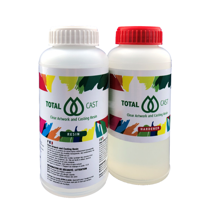 Total Cast, clear artwork resin (all sizes)