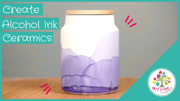 How to create: Alcohol Ink Ceramics