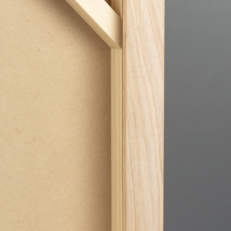 Vic Ash Floating Frame with Primed Art Board - Square/Rectangle