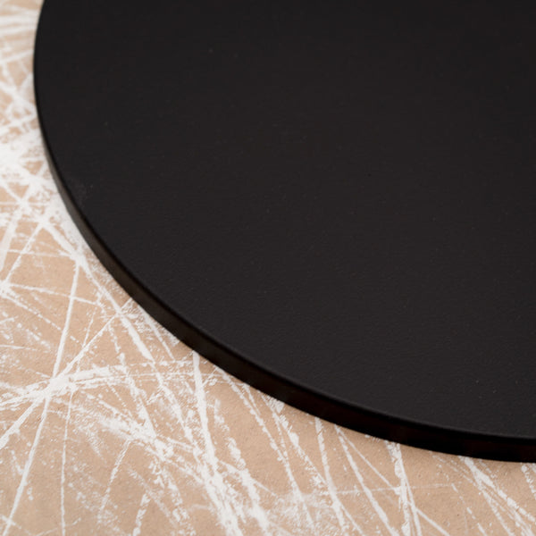 Black Primed Round art boards all sizes