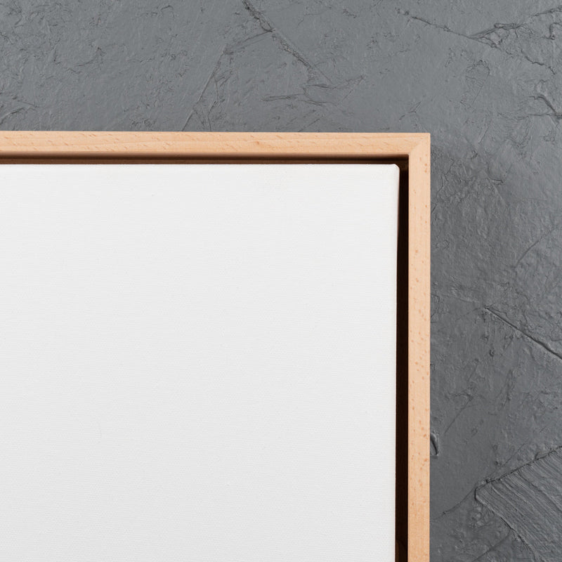 CreateArt Triple Primed Artist Cotton Canvas with Floating Frame