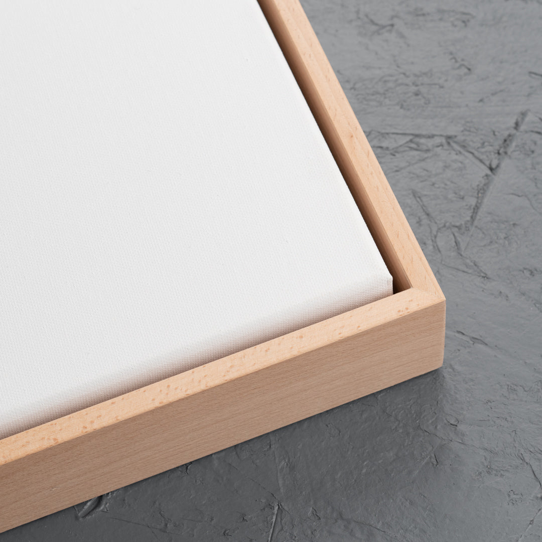CreateART Triple Primed Gallery Linen Canvas with Floating Frame