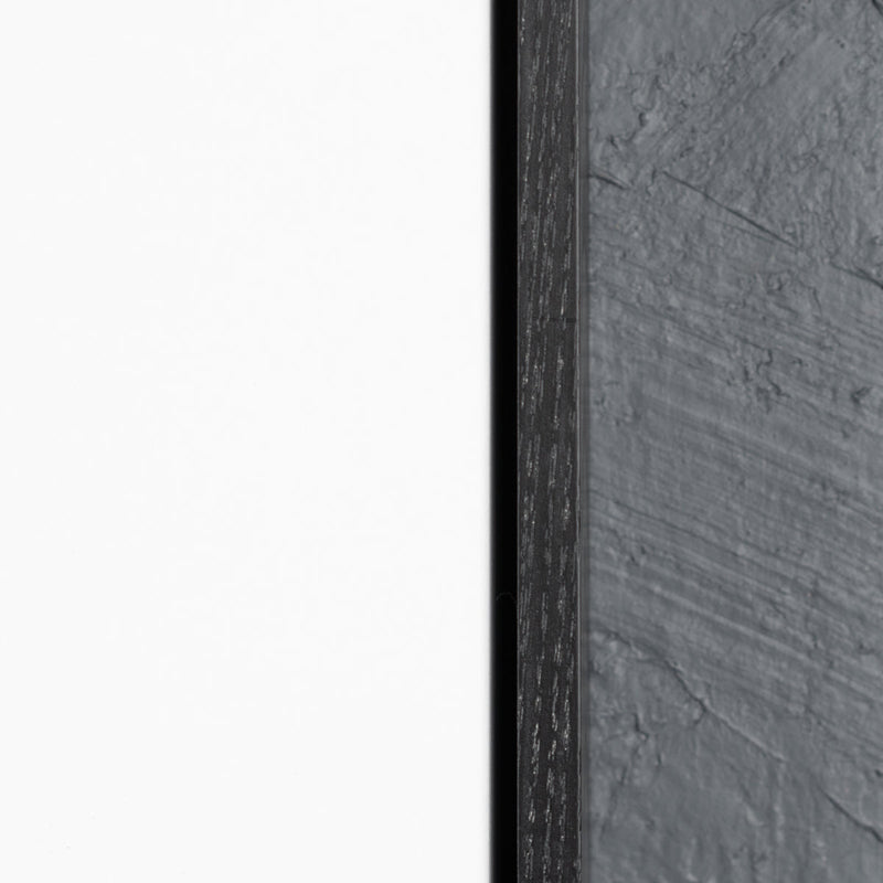 Satin Black Floating Frame with Primed Art Board - Square/Rectangle