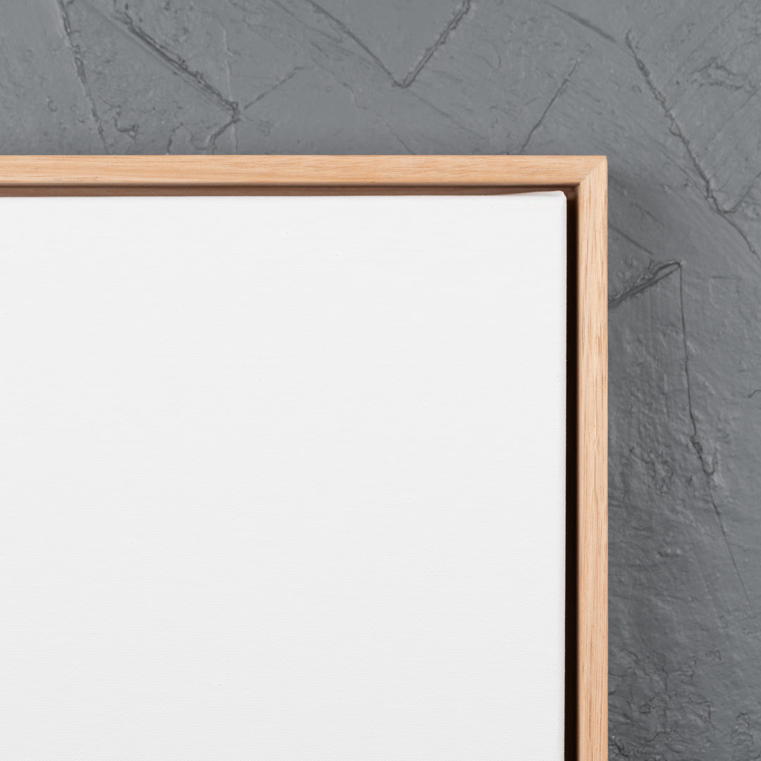 CreateART Triple Primed Gallery Linen Canvas with Floating Frame