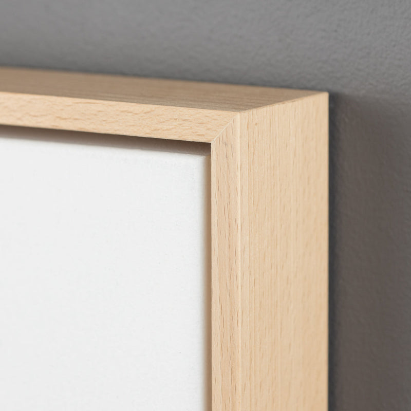 Beech Floating Frame with Primed Art Board - Square/Rectangle