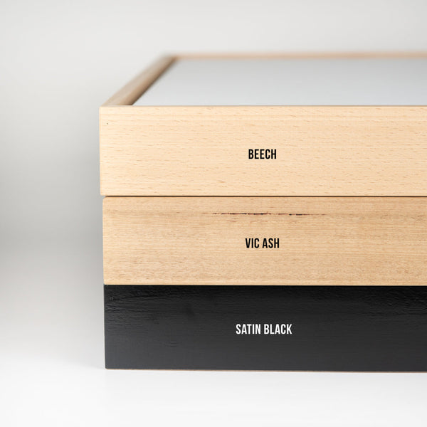 White Shadow Box Floating Frame with Premium Birch Art Board