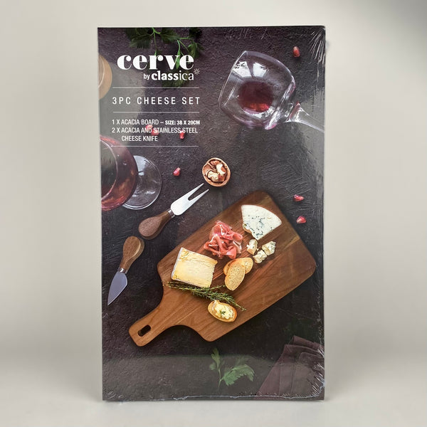 Acacia 3 Piece Cheese Board Set