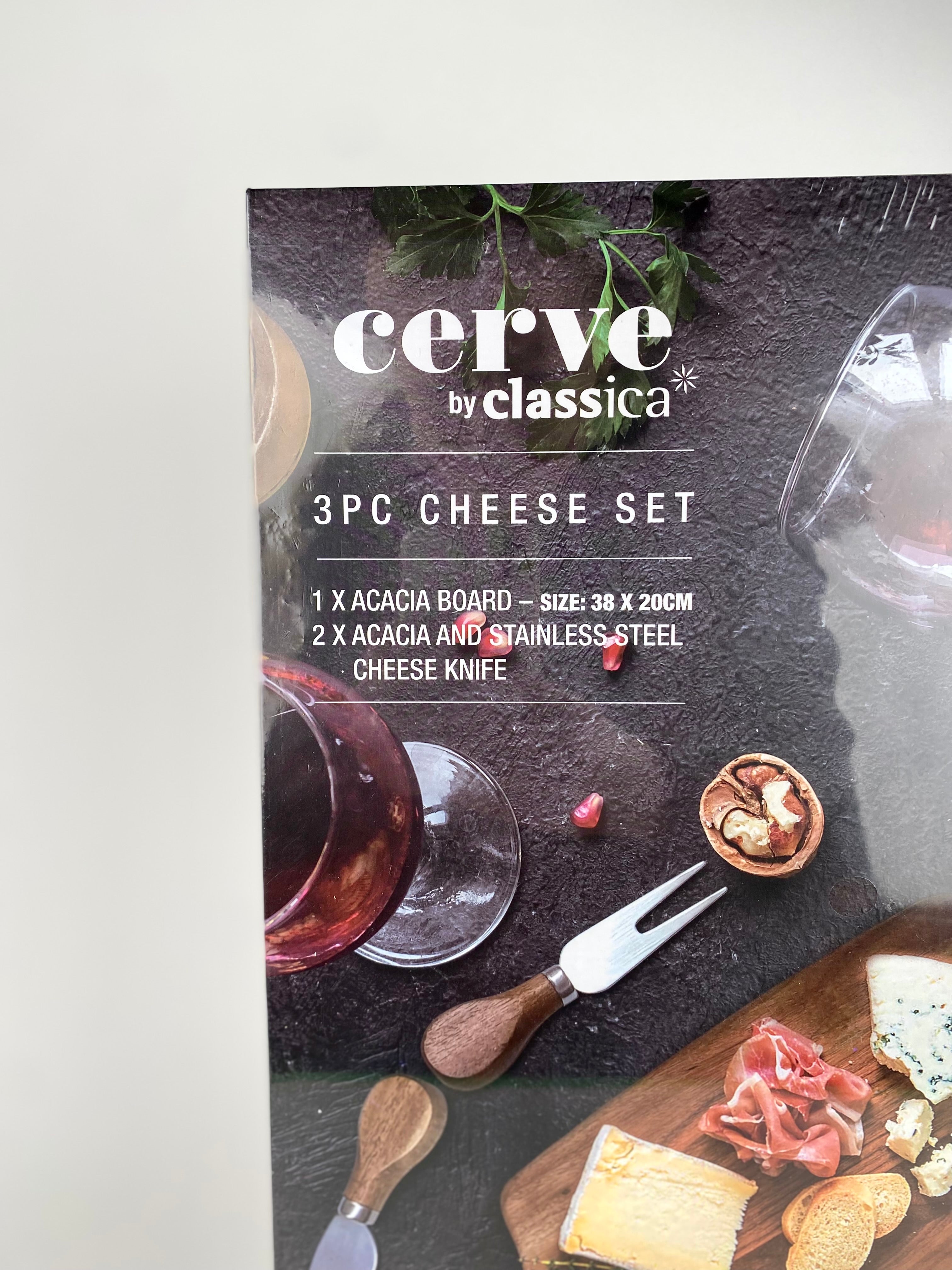 Acacia 3 Piece Cheese Board Set
