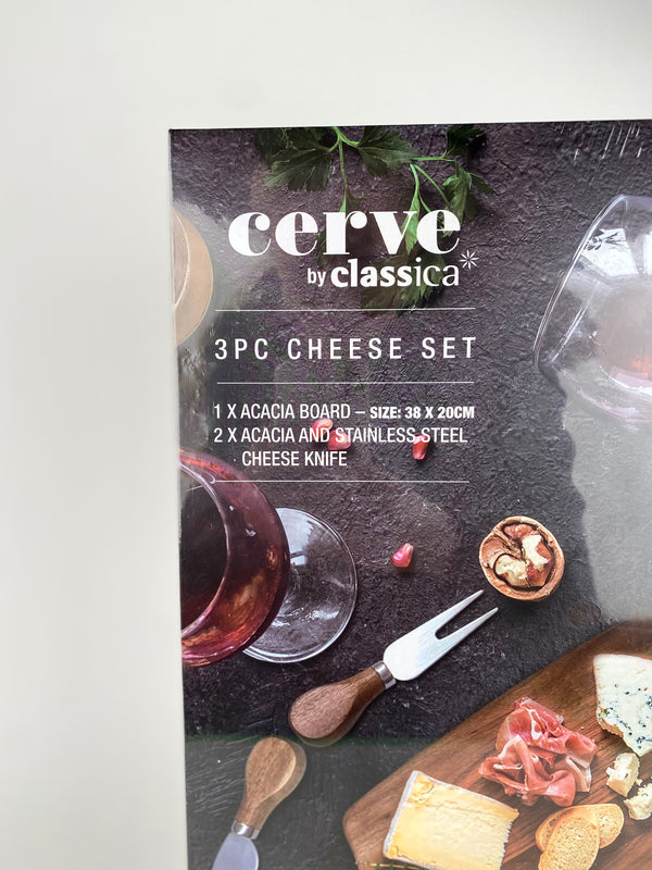 Acacia 3 Piece Cheese Board Set