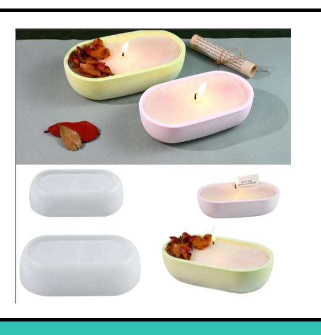 Smooth Oval Bowl Silicone Mould