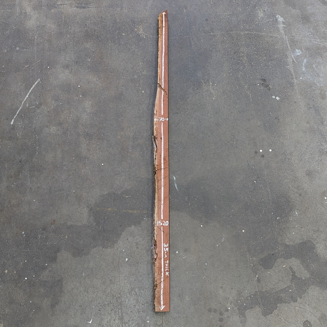 Redgum Live Edge Timber Slab