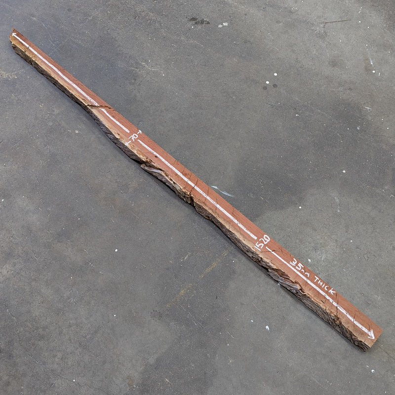 Redgum Live Edge Timber Slab