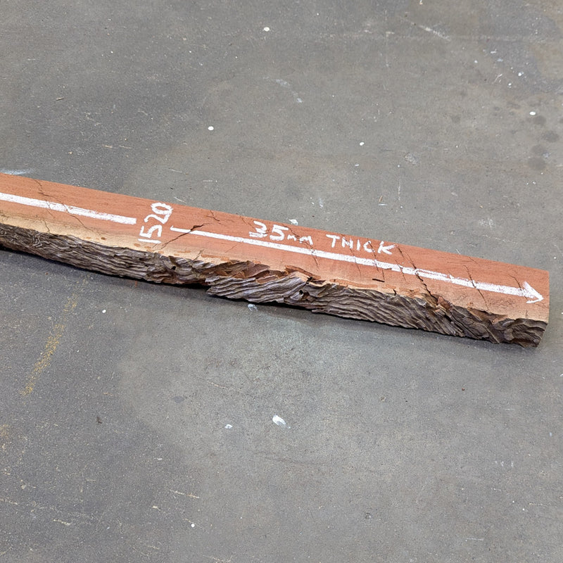 Redgum Live Edge Timber Slab
