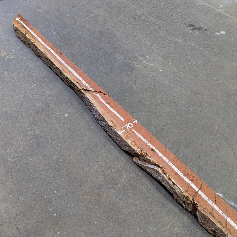 Redgum Live Edge Timber Slab