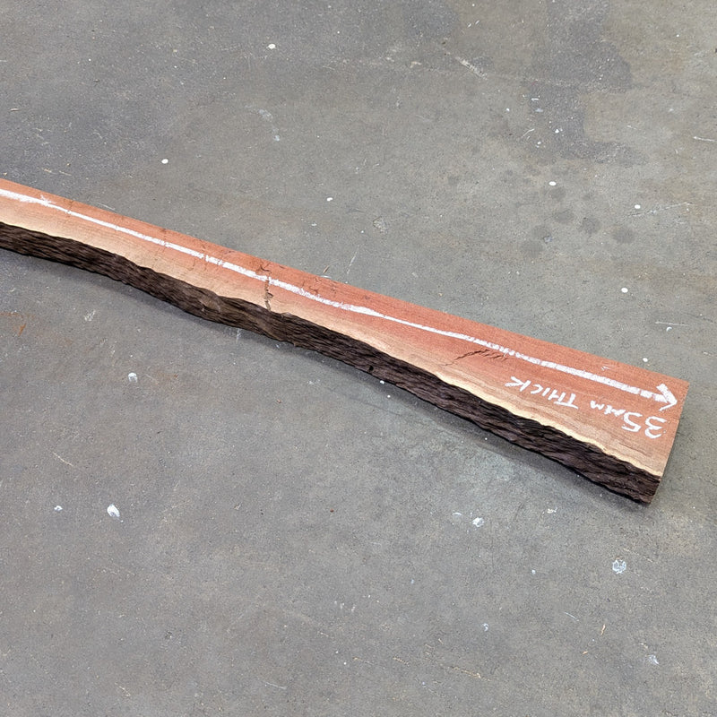 Redgum Live Edge Timber Slab