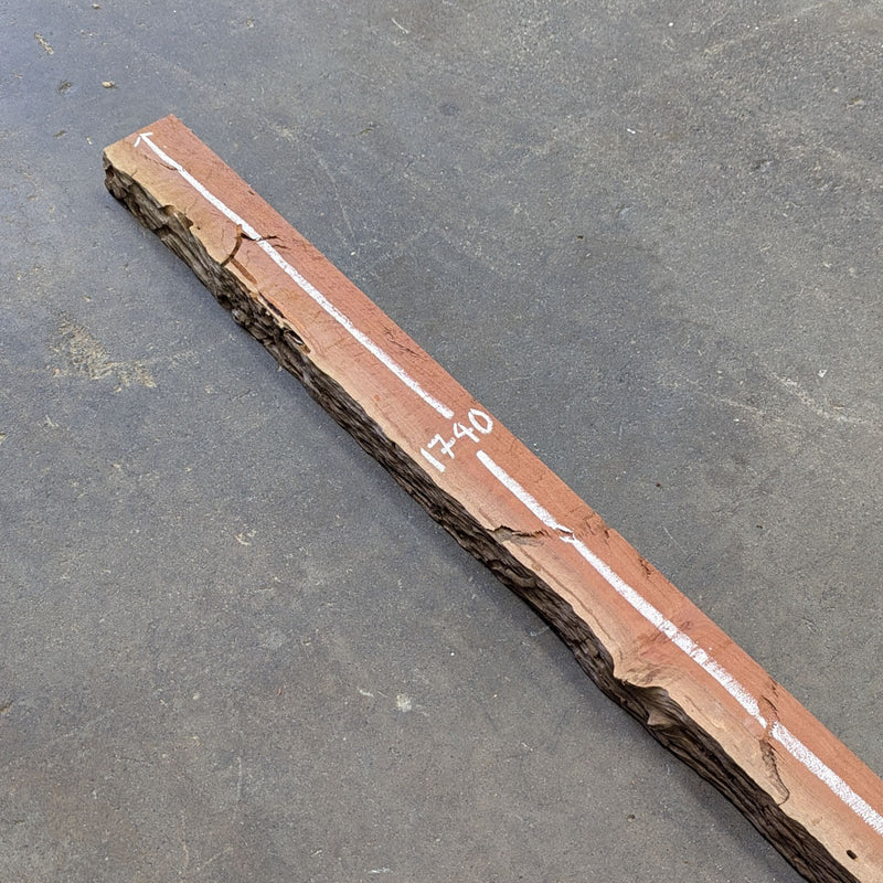 Redgum Live Edge Timber Slab