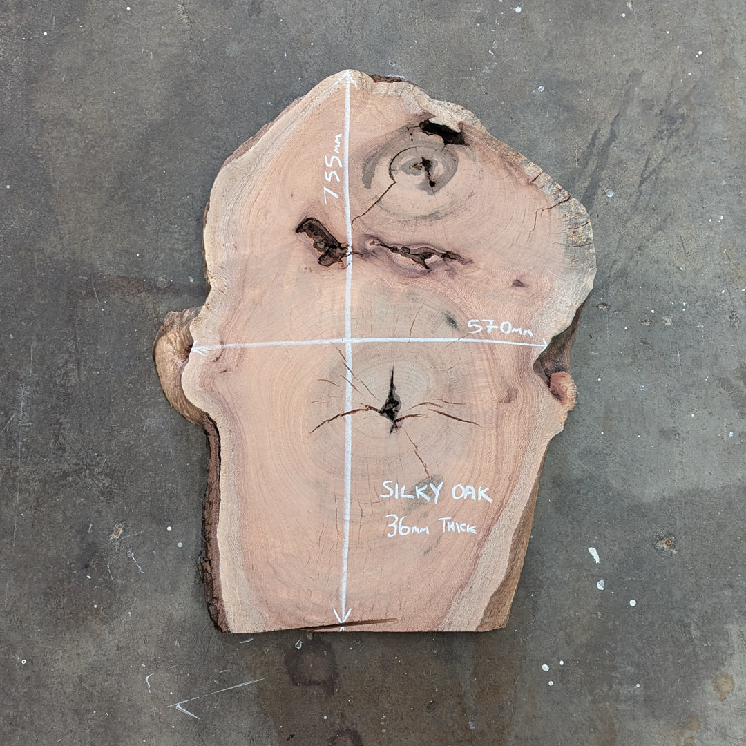 Silky Oak Timber Slab