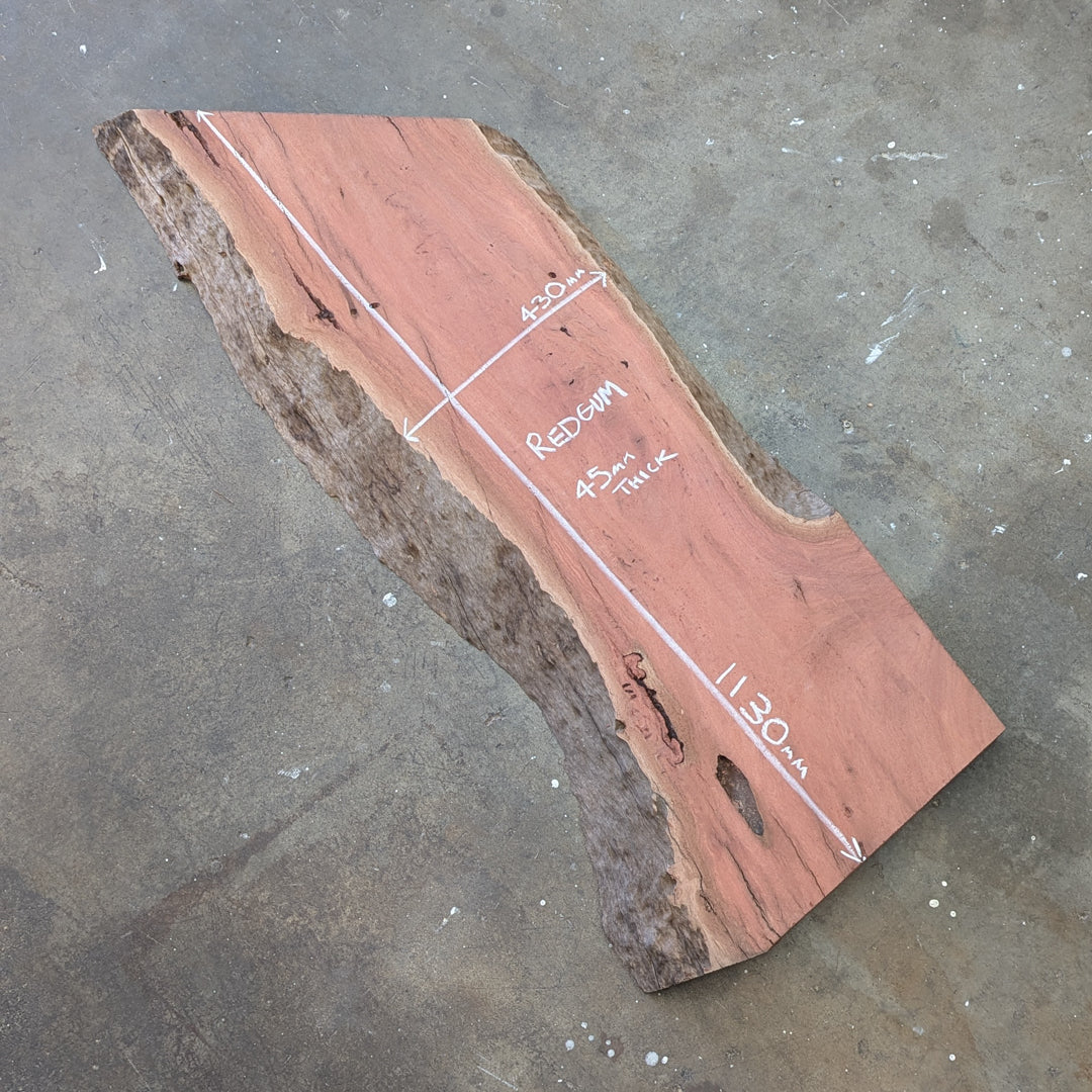 Redgum Timber Slab