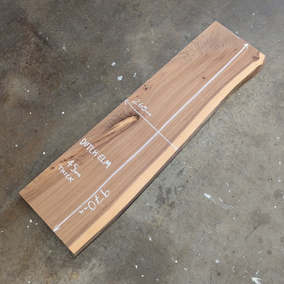 Dutch Elm Timber Slab