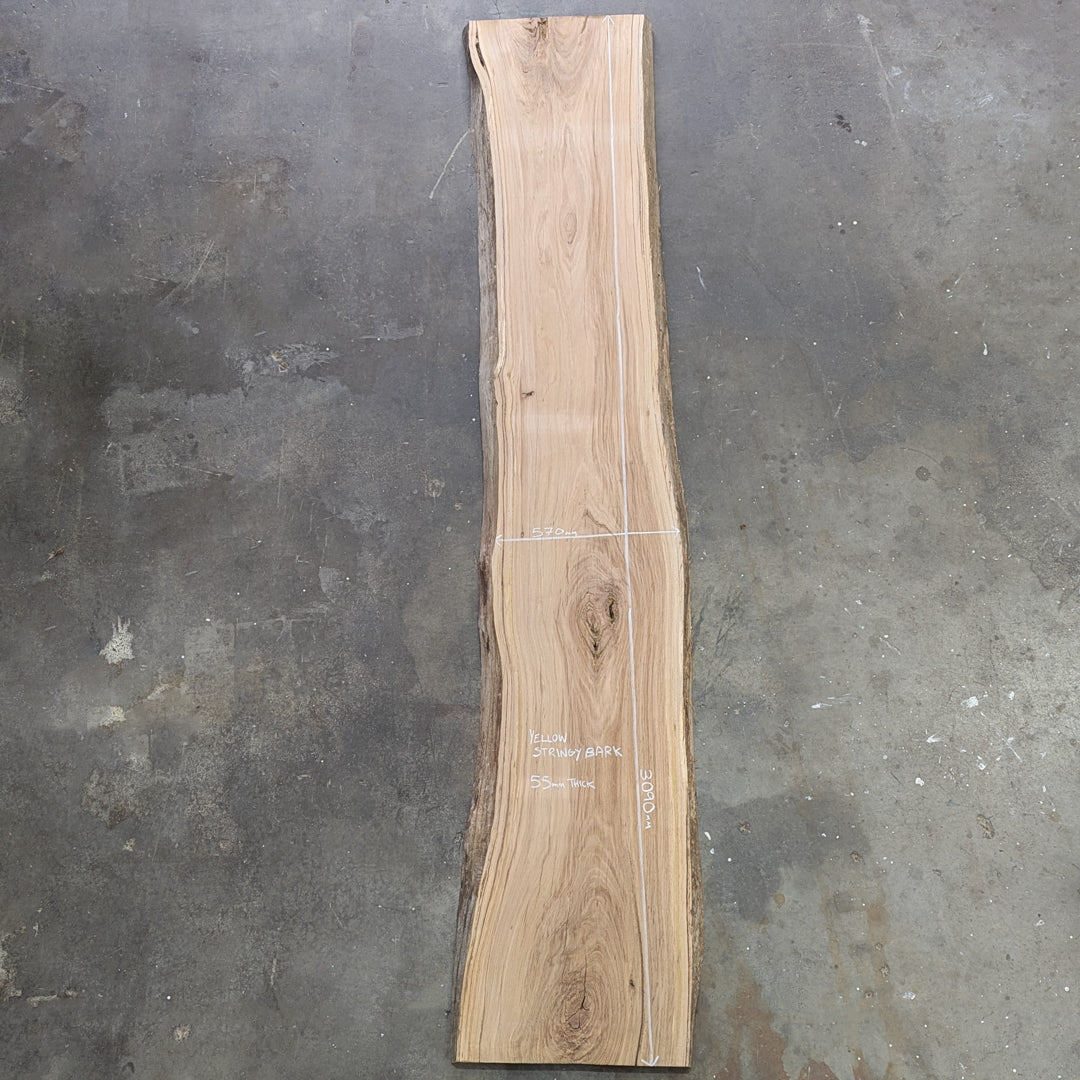 Yellow Stringy Bark Timber Slab