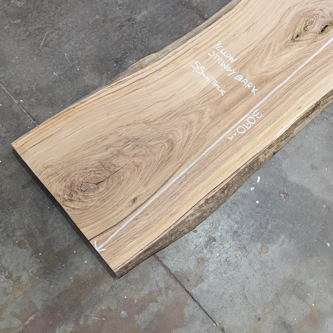 Yellow Stringy Bark Timber Slab