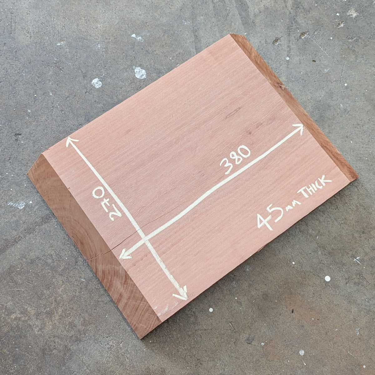 Bevelled Timber Slab