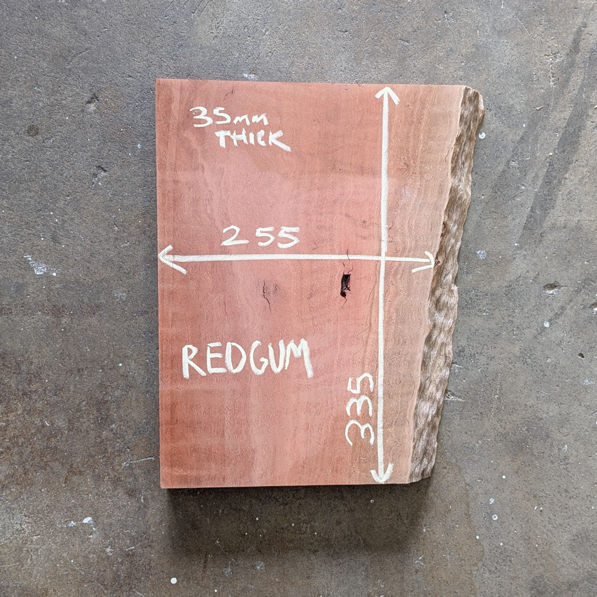 Redgum Timber Slab