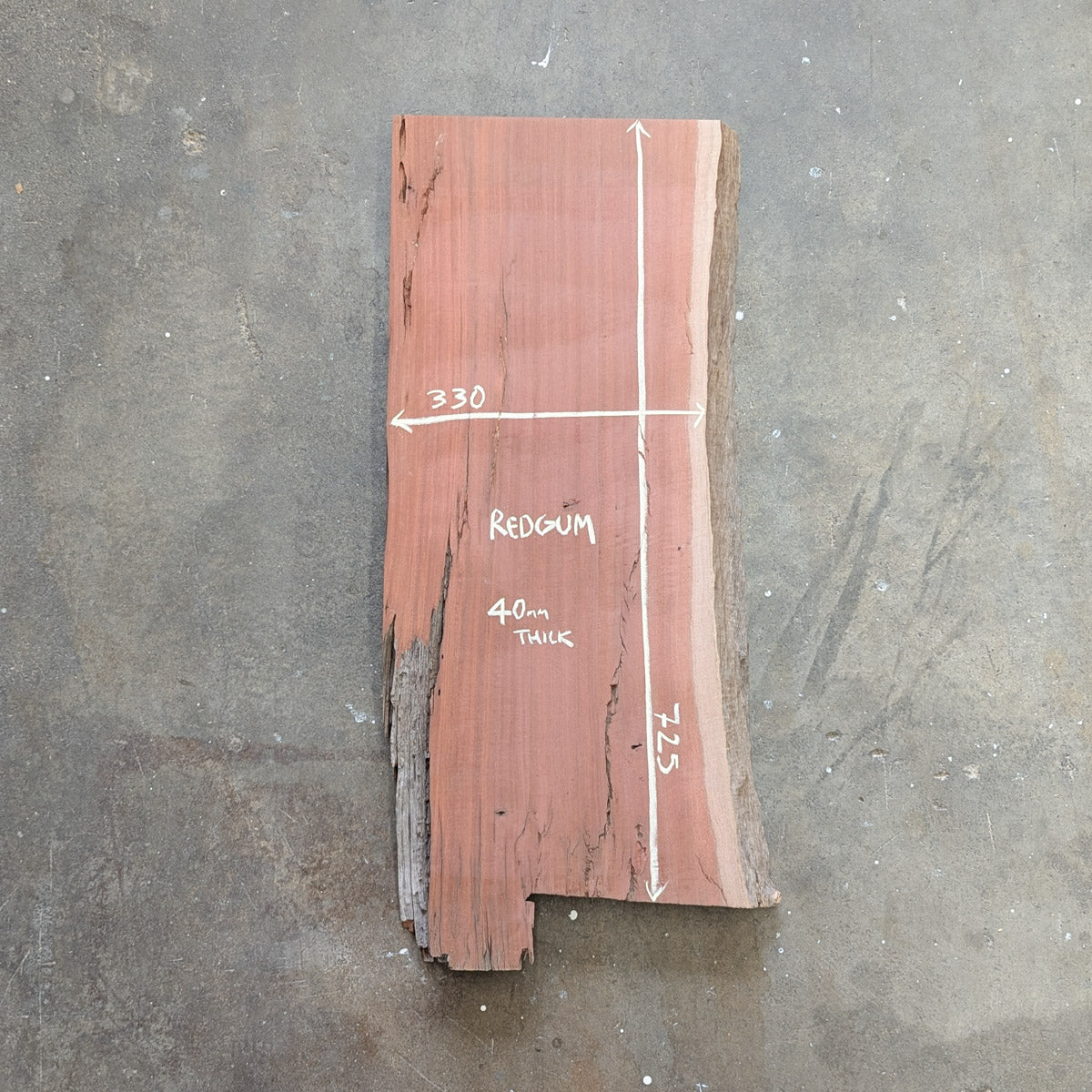 Redgum Timber Slab