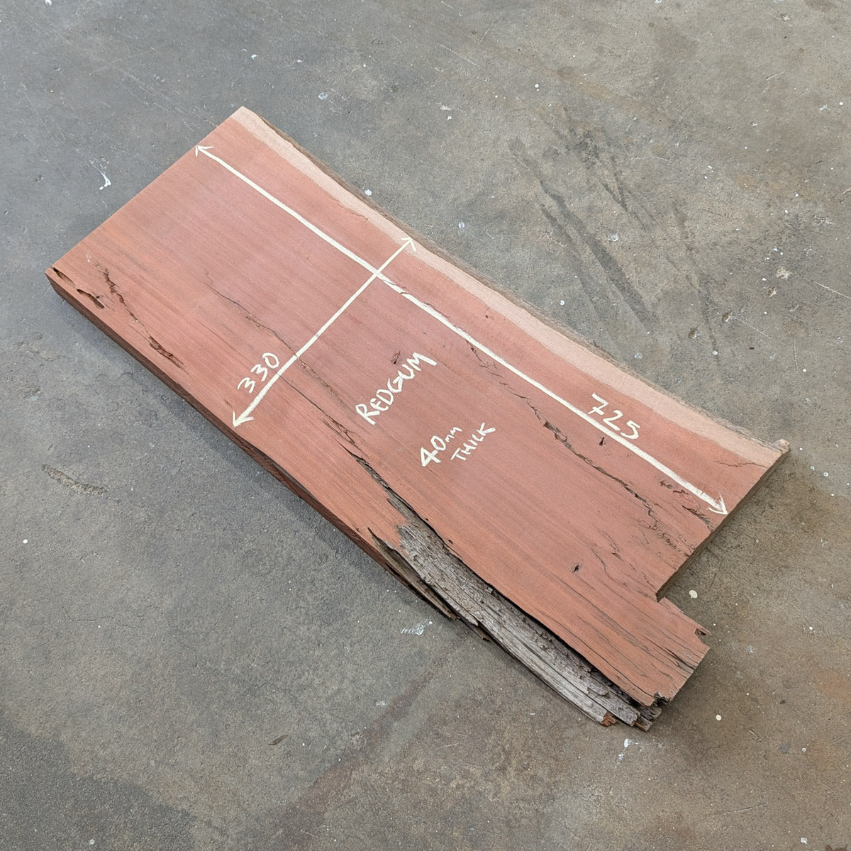 Redgum Timber Slab