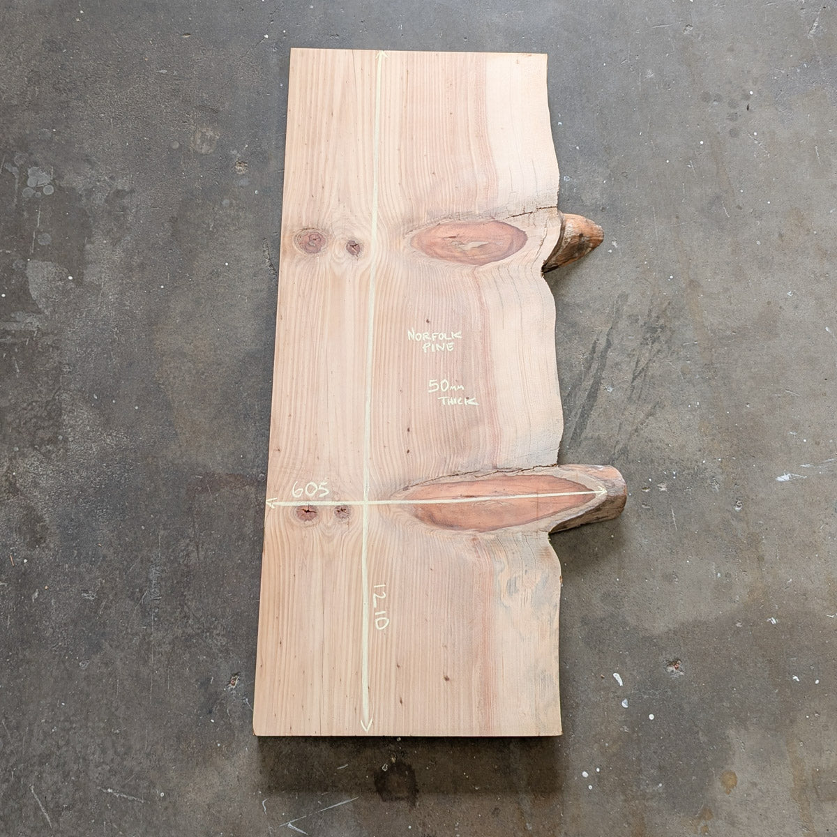 Norfolk Pine Timber Slab
