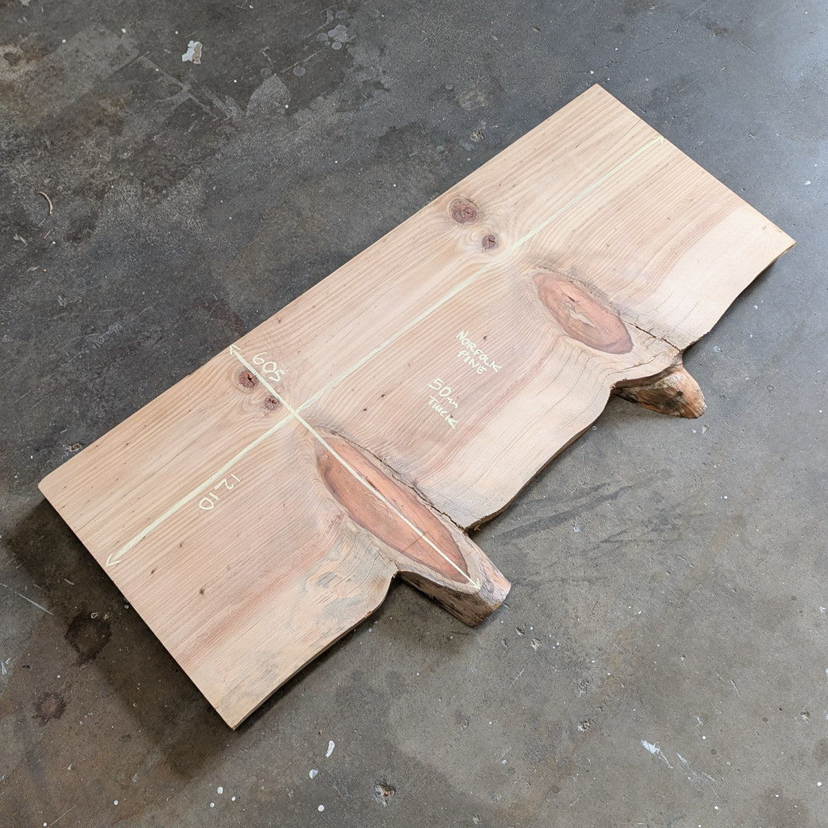 Norfolk Pine Timber Slab