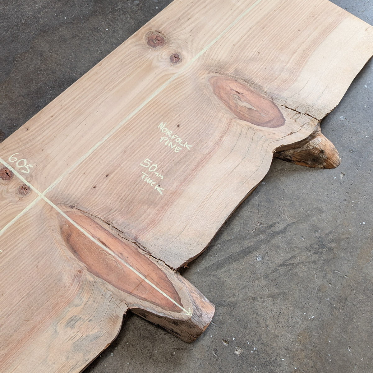 Norfolk Pine Timber Slab