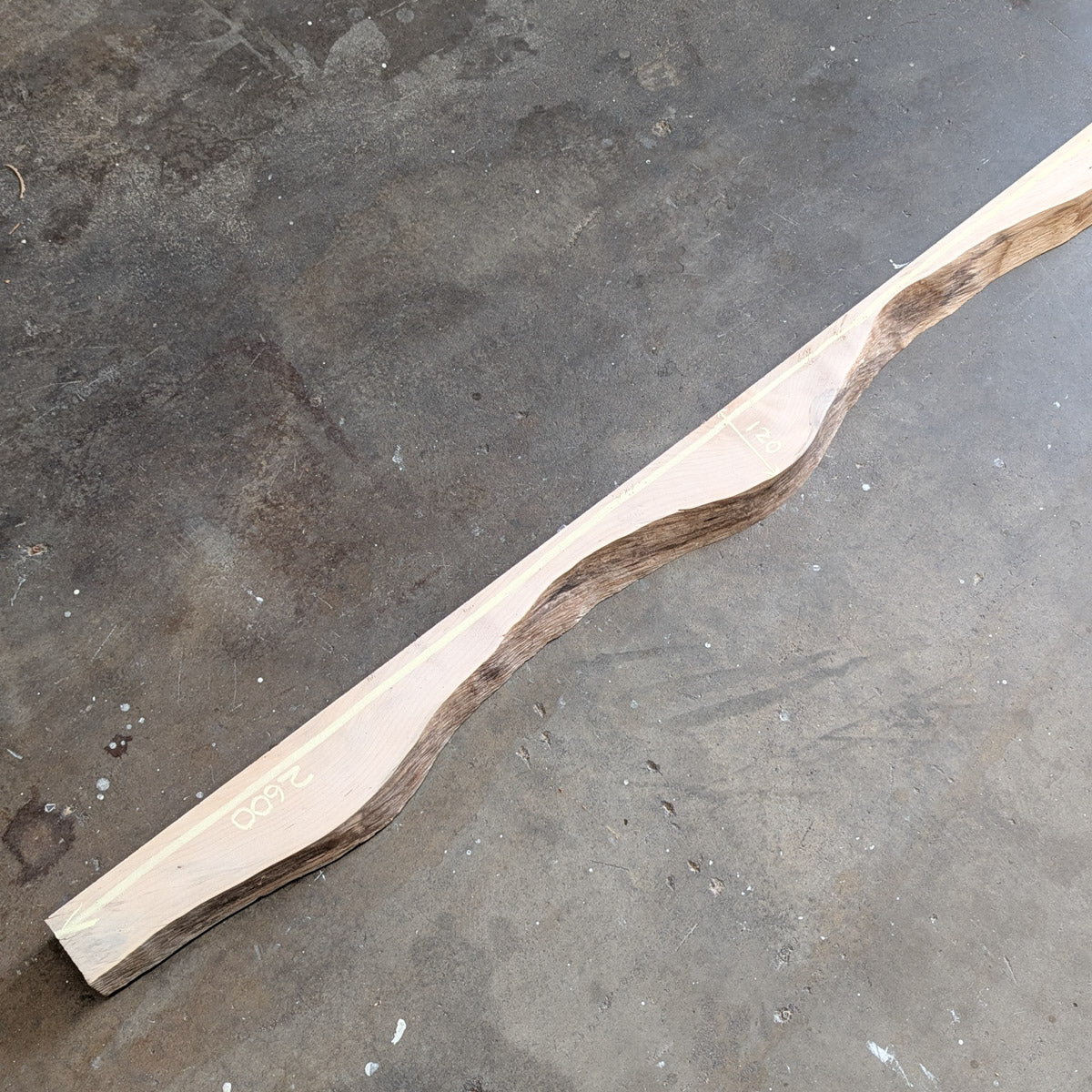 Live Edge Timber Slab Long