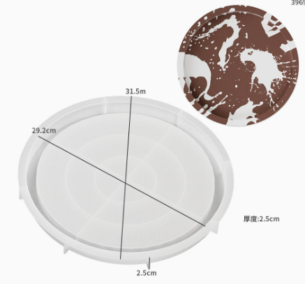 Smooth Plate Silicone Moulds