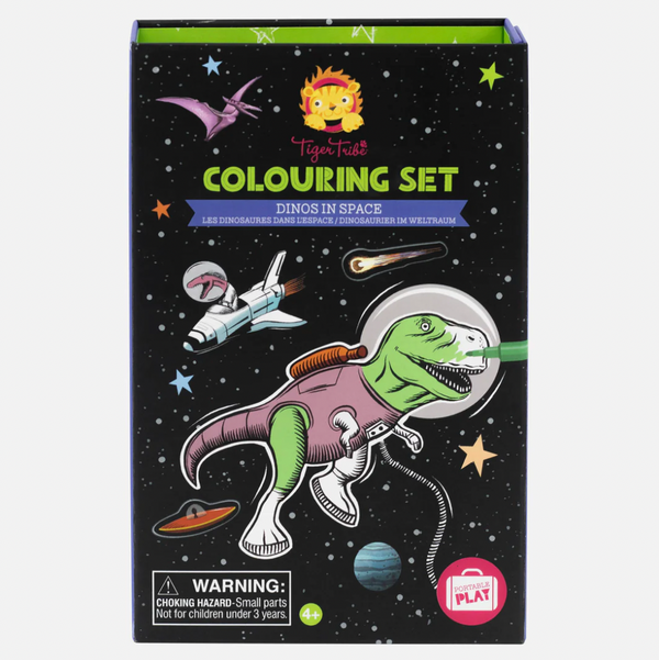 Colouring Set - Dinos In Space