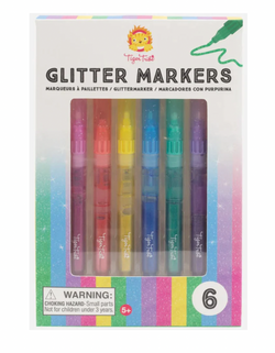 Glitter Markers 6pk