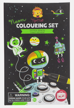 Neon Colouring Sets - Outer Space