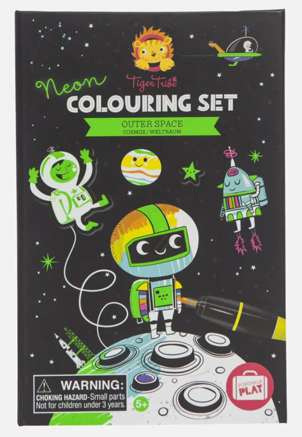 Neon Colouring Sets - Outer Space