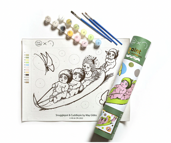 Kids Paint By Numbers - May Gibbs