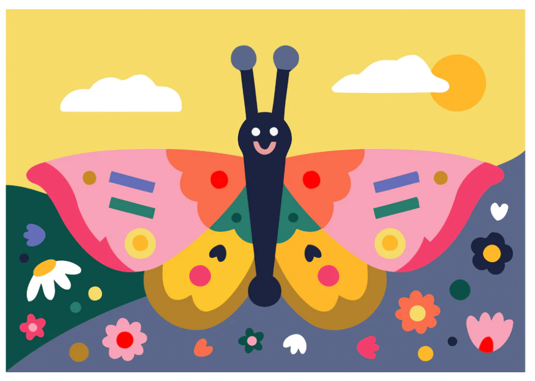 Paint By Numbers - Spring Wings