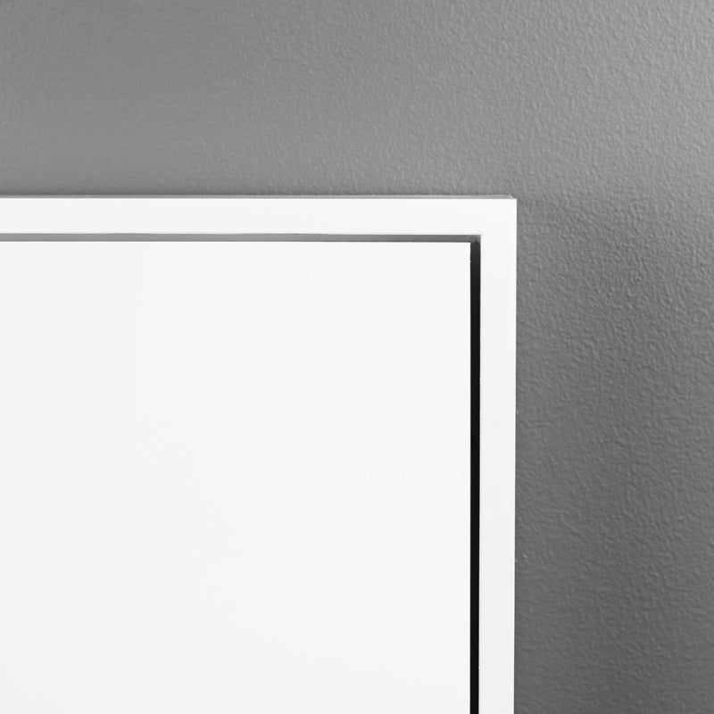 White Shadow Box floating Frame with Primed Art Board