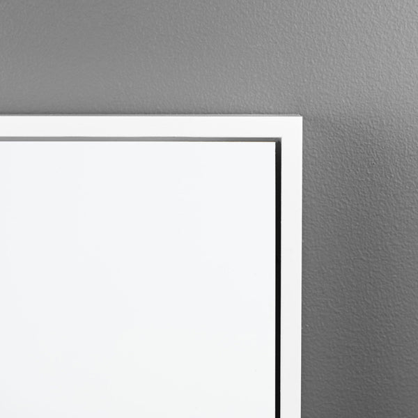 White Shadow Box floating Frame with Premium Aluminium Art Board