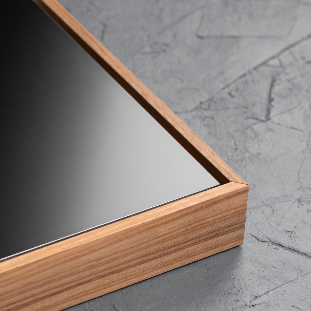 Blackwood Floating Frame with Premium Black Aluminium Art Board - Gloss/Matte - Square/Rectangle