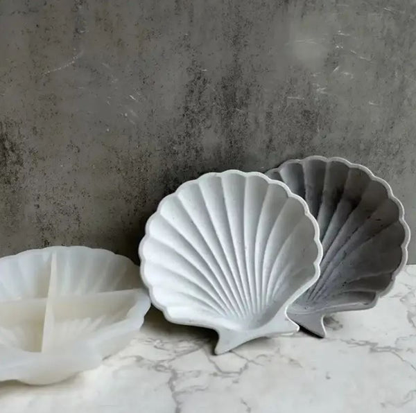 Clam Shell soap dish silicone mould