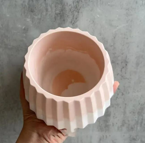 Flower pot silicone mould