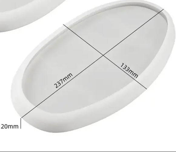 Irregular Oval Tray